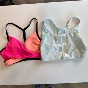 EUC PINK Victoria’s Secret Sports Bra Bundle of 2 Size XS